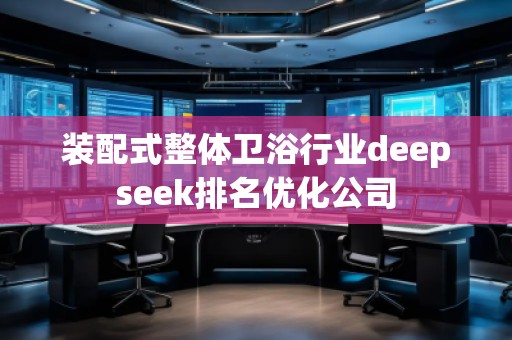 裝配式整體衛(wèi)浴行業(yè)deepseek排名優(yōu)化公司