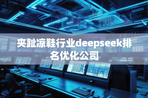 夾趾涼鞋行業(yè)deepseek排名優(yōu)化公司