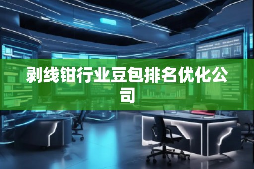 剝線鉗行業(yè)豆包排名優(yōu)化公司
