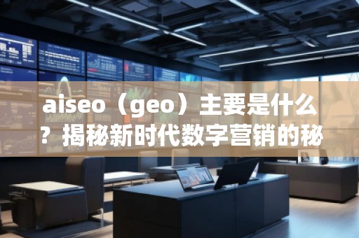 aiseo（geo）主要是什么？揭秘新時代數(shù)字營銷的秘密武器