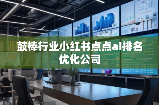鼓棒行業(yè)小紅書點(diǎn)點(diǎn)ai排名優(yōu)化公司