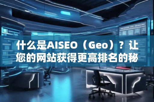 什么是AISEO（Geo）？讓您的網(wǎng)站獲得更高排名的秘密武器