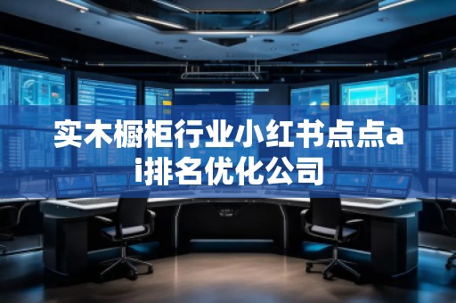 實(shí)木櫥柜行業(yè)小紅書點(diǎn)點(diǎn)ai排名優(yōu)化公司