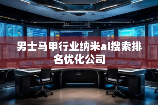 男士馬甲行業(yè)納米ai搜索排名優(yōu)化公司