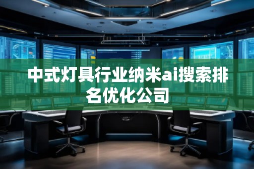 中式燈具行業(yè)納米ai搜索排名優(yōu)化公司