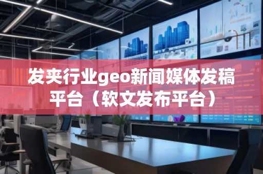 發(fā)夾行業(yè)geo新聞媒體發(fā)稿平臺(tái)（軟文發(fā)布平臺(tái)）