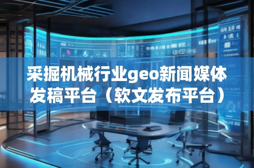 采掘機械行業(yè)geo新聞媒體發(fā)稿平臺（軟文發(fā)布平臺）