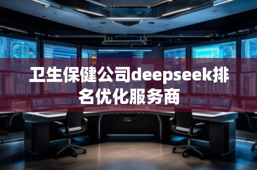 衛(wèi)生保健公司deepseek排名優(yōu)化服務(wù)商