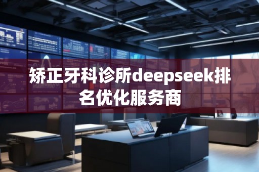 矯正牙科診所deepseek排名優(yōu)化服務(wù)商