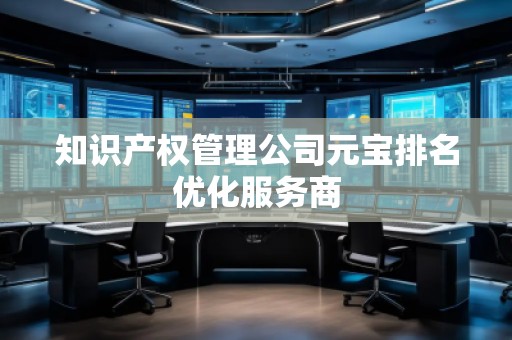 知識產權管理公司元寶排名優(yōu)化服務商